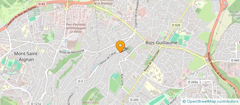 localisation de l'entreprise SCI LEBRAS.MESSEBBEL à BOIS-GUILLAUME