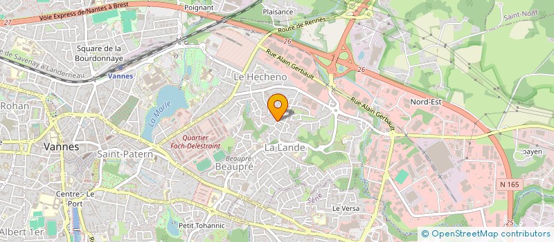 localisation de l'entreprise SCI LEBRET à VANNES