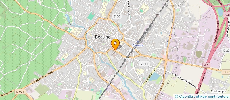 localisation de l'entreprise SCI LEBRIO à BEAUNE