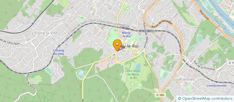 localisation de l'entreprise SCI LEBRUN  MARLY-LE-ROI