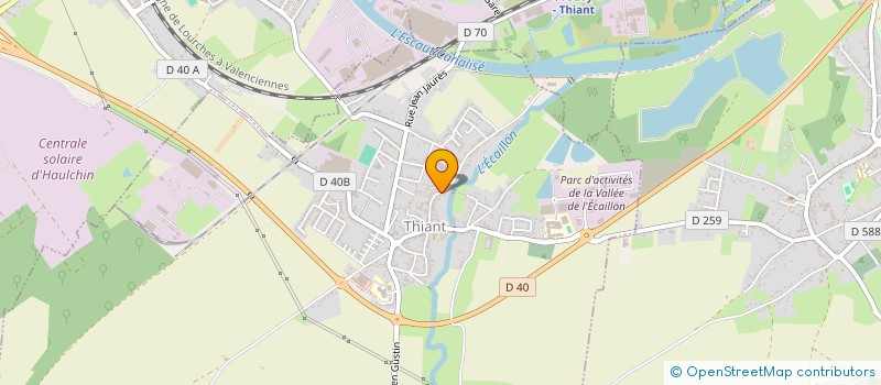 localisation de l'entreprise SCI LEBRUN  THIANT