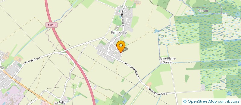 localisation de l'entreprise SCI LEBRUN LEGRAND  EMIEVILLE