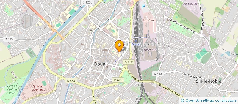 localisation de l'entreprise SCI LEBSER IMMO à DOUAI