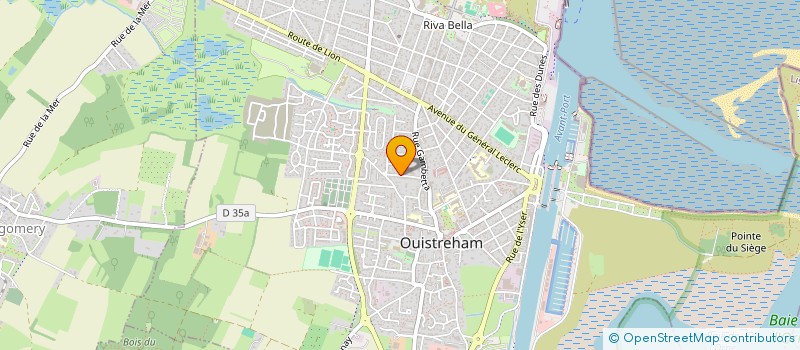 localisation de l'entreprise SCI LEBUDEC  OUISTREHAM