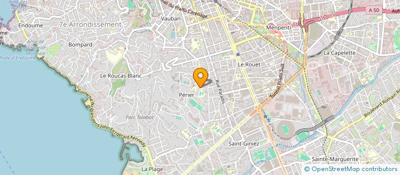 localisation de l'entreprise SCI LEC à MARSEILLE 8EME