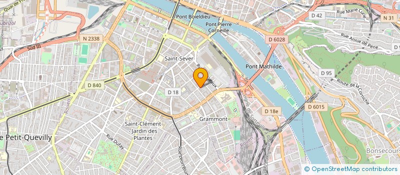 localisation de l'entreprise SCI LEC à ROUEN