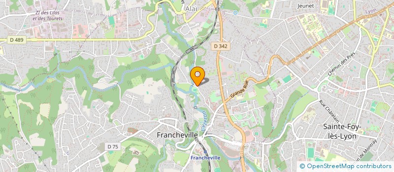 localisation de l'entreprise SCI LECA  SAINT-GENIS-LAVAL