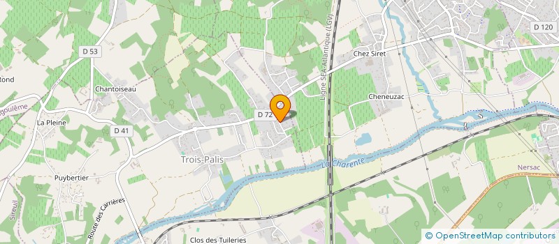 localisation de l'entreprise SCI LECALYCE à TROIS-PALIS