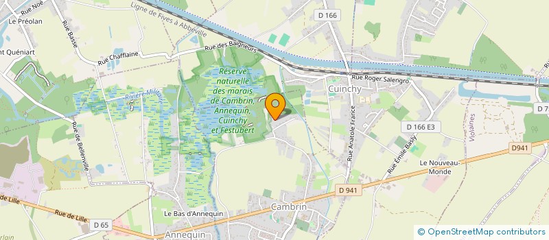 localisation de l'entreprise SCI LECAM  CAMBRIN