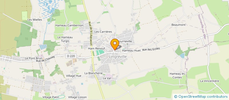 localisation de l'entreprise SCI LECAMPION  TOURNEVILLE-SUR-MER