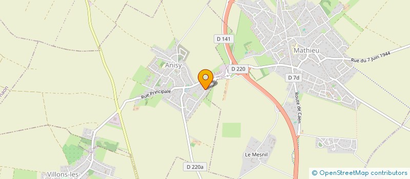 localisation de l'entreprise SCI LECANU  ANISY