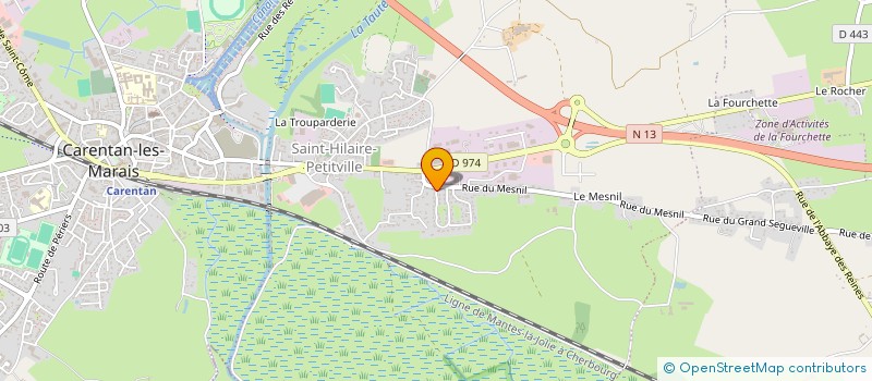 localisation de l'entreprise SCI LECARDONNEL à CARENTAN-LES-MARAIS