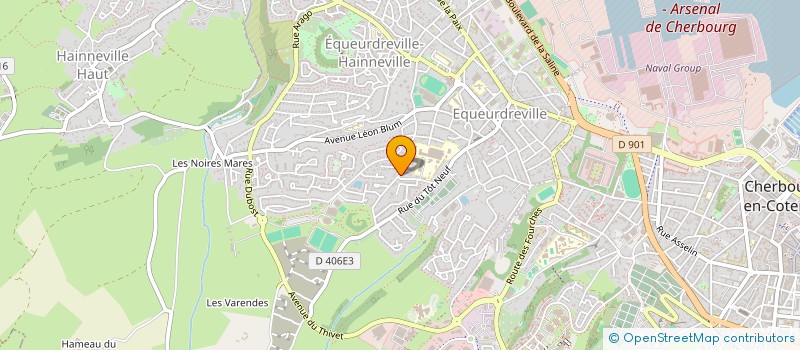localisation de l'entreprise SCI LECARDONNEL à CHERBOURG-EN-COTENTIN