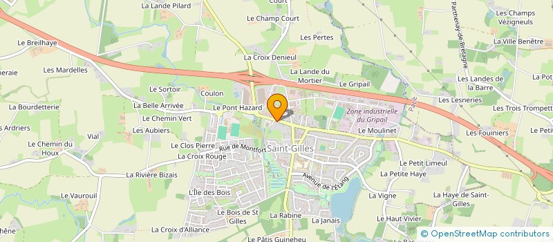 localisation de l'entreprise SCI LECAS à SAINT-GILLES