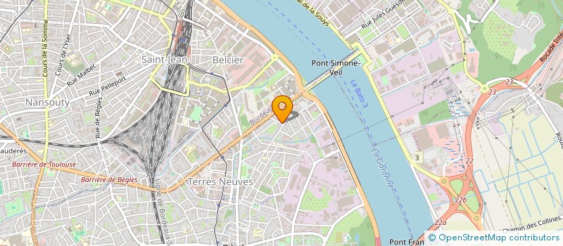 localisation de l'entreprise SCI LECASI à BEGLES