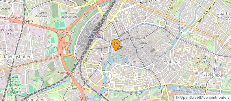 localisation de l'entreprise SCI LECASTEL SAINT JEAN à STRASBOURG