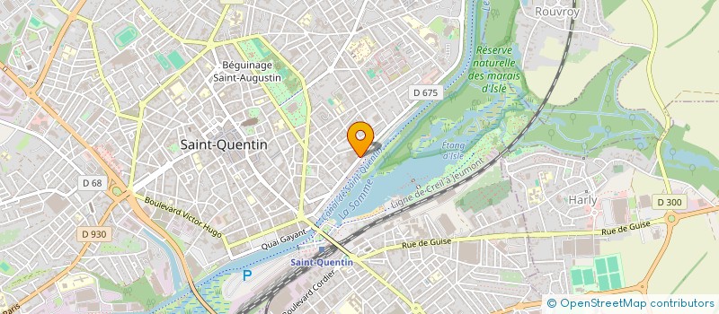 localisation de l'entreprise SCI LECAT à SAINT-QUENTIN