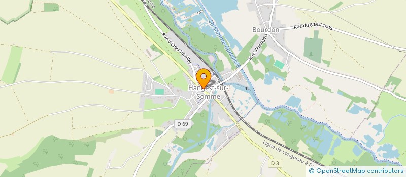 localisation de l'entreprise SCI LECAT  HANGEST-SUR-SOMME