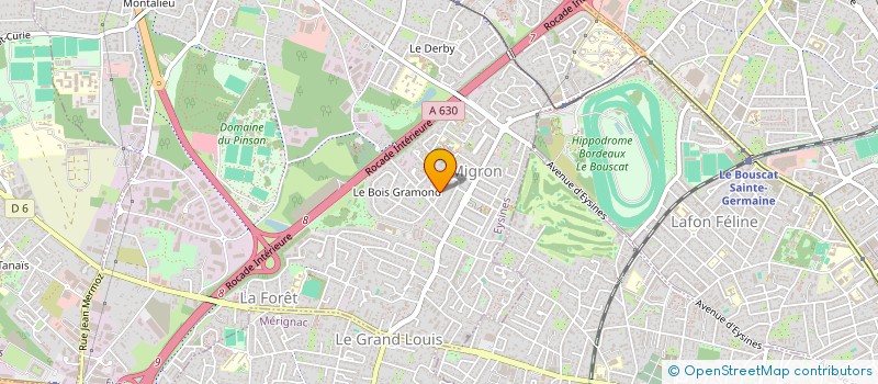 localisation de l'entreprise SCI LECAT  EYSINES