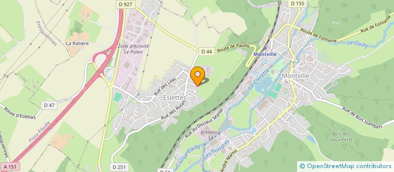 localisation de l'entreprise SCI LECAT & FILLES  ESLETTES