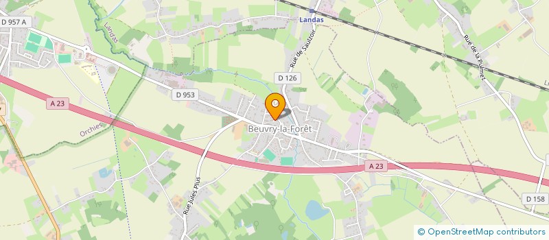 localisation de l'entreprise SCI LECCI  BEUVRY-LA-FORET