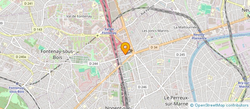 localisation de l'entreprise SCI LECDRO à FONTENAY-SOUS-BOIS