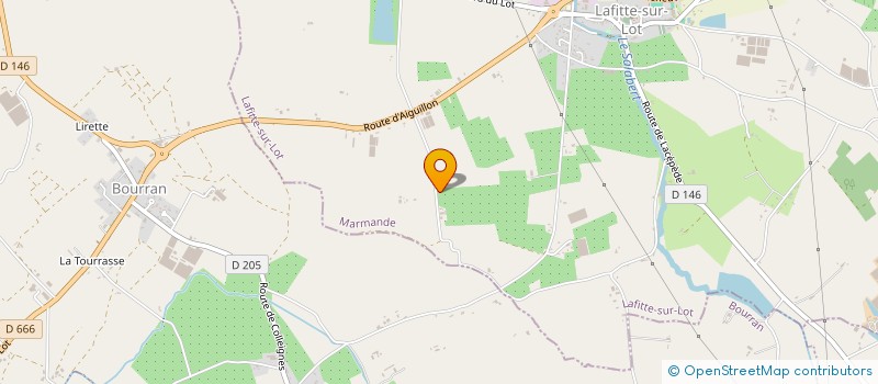 localisation de l'entreprise SCI LECELDO  LAFITTE-SUR-LOT