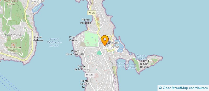 localisation de l'entreprise SCI LECHA à SAINT-JEAN-CAP-FERRAT