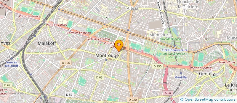 localisation de l'entreprise SCI LECHAIM  MONTROUGE