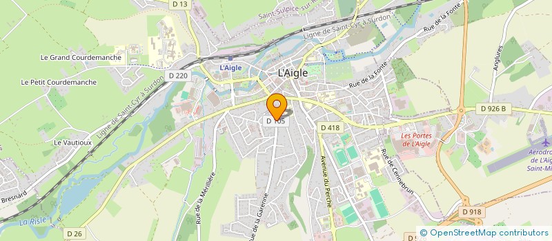 localisation de l'entreprise SCI LECHALLARD à L'AIGLE