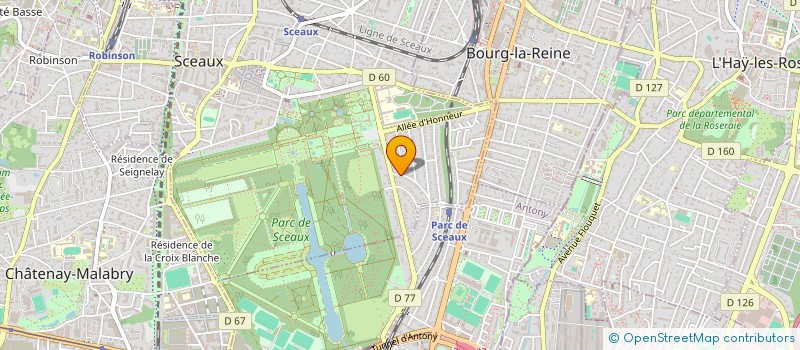 localisation de l'entreprise SCI LECHARTIER à SCEAUX