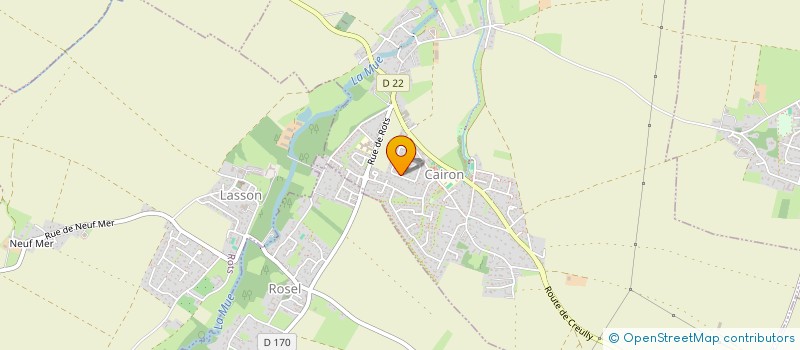 localisation de l'entreprise SCI LECHARTIER  CAIRON