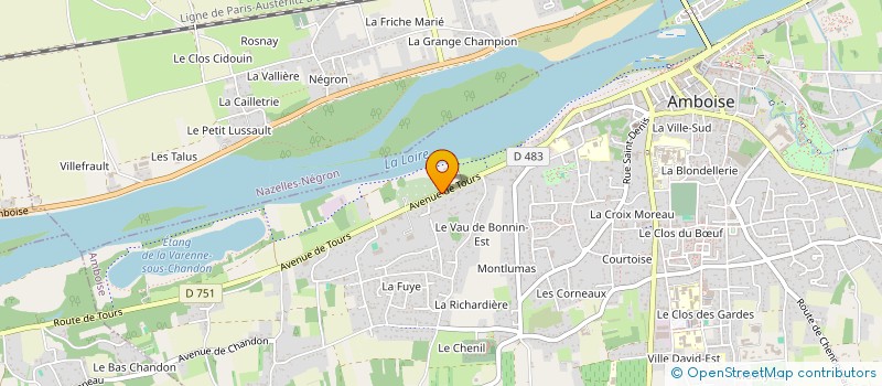 localisation de l'entreprise SCI LECHAT  AMBOISE