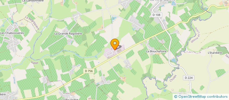 localisation de l'entreprise SCI LECHAT  LA REGRIPPIERE