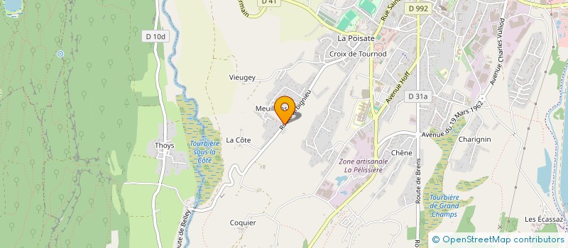 localisation de l'entreprise SCI LECHATON  BELLEY