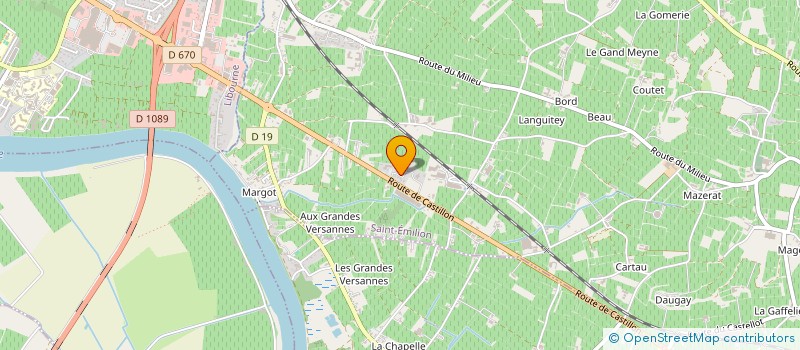 localisation de l'entreprise SCI LECHENE  SAINT-EMILION