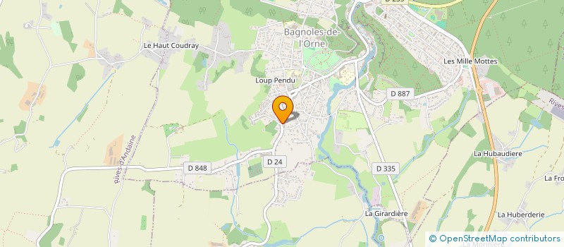 localisation de l'entreprise SCI LECHEVREL à BAGNOLES-DE-L'ORNE-NORMANDIE