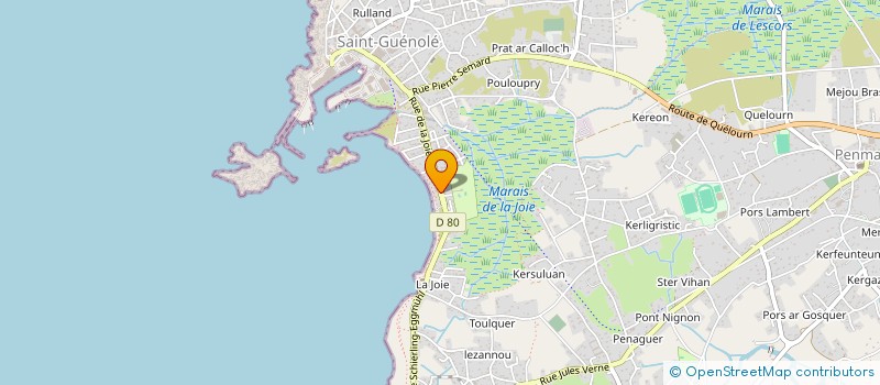 localisation de l'entreprise SCI LECHIAGAT  PENMARCH