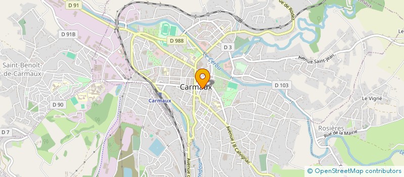 localisation de l'entreprise SCI LECHTI à CARMAUX