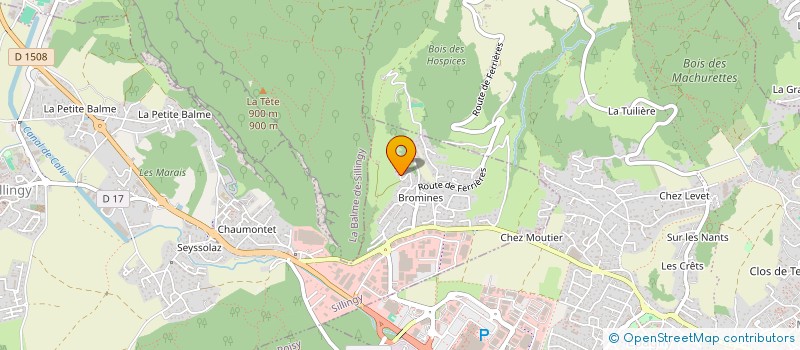 localisation de l'entreprise SCI LECLA  SILLINGY