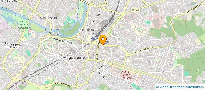 localisation de l'entreprise SCI LECLA à ANGOULEME