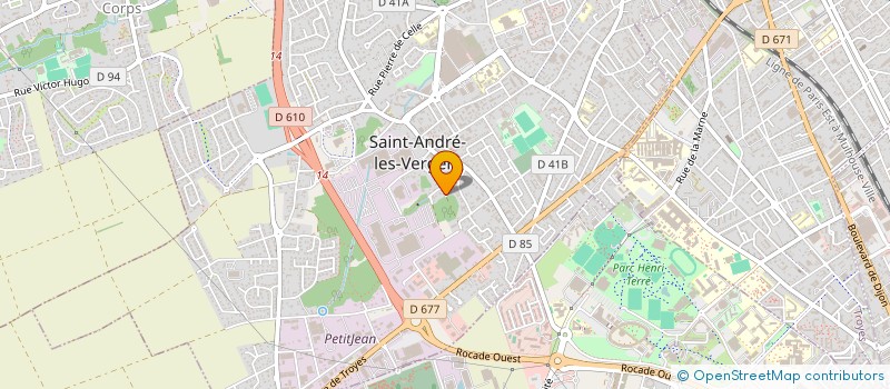 localisation de l'entreprise SCI LECLAIRE  SAINT-ANDRE-LES-VERGERS