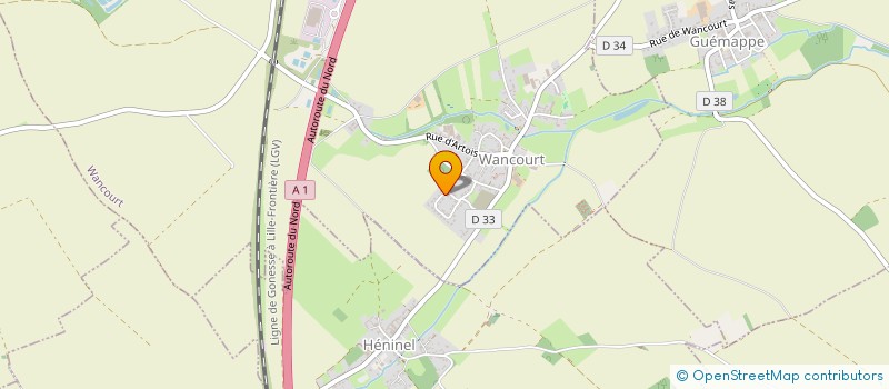 localisation de l'entreprise SCI LECLEIRE  WANCOURT