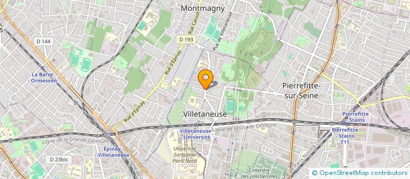 localisation de l'entreprise SCI LECLER-LES OULCHES à VILLETANEUSE