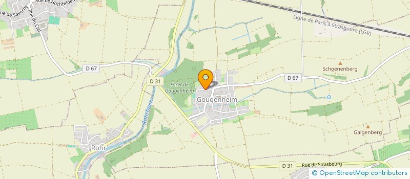 localisation de l'entreprise SCI LECLERC  GOUGENHEIM