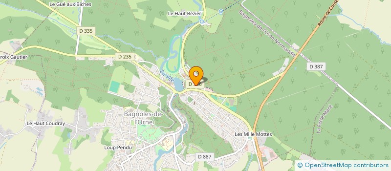 localisation de l'entreprise SCI LECLERC à BAGNOLES-DE-L'ORNE-NORMANDIE