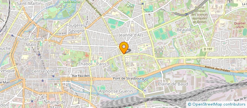 localisation de l'entreprise SCI LECLERC  RENNES