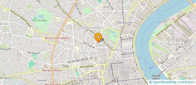 localisation de l'entreprise SCI LECLERC  BORDEAUX