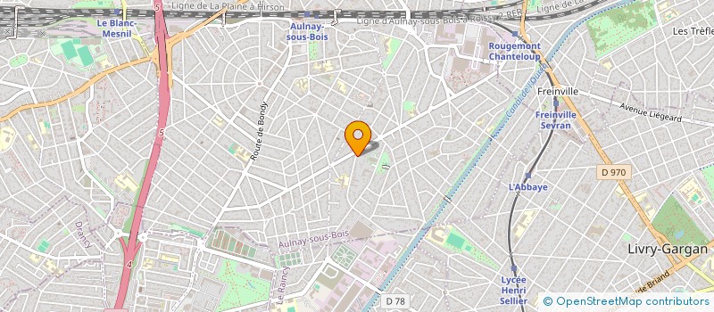 localisation de l'entreprise SCI LECLERC à AULNAY-SOUS-BOIS