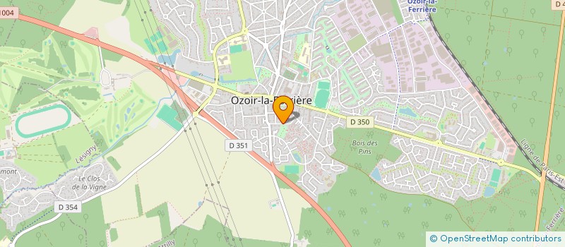 localisation de l'entreprise SCI LECLERC  OZOIR-LA-FERRIERE